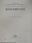 A Magyar Tudományos Akadémia Nyelv- és Irodalomtudományi Osztályának közleményei XVIII/1-4.