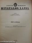 A Magyar Államvasutak Hivatalos Lapja 1967. január-december