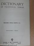 Dictionary of Technical Terms