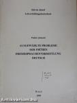 Ausgewählte Probleme der Frühen Fremdsprachenvermittlung Deutsch