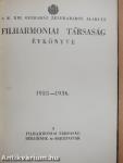 A M. Kir. Operaház zenekarából alakult Filharmoniai Társaság évkönyve - 4 kötet