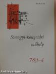 Somogyi-könyvtári műhely 78/1-4