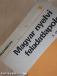 Magyar nyelvi feladatlapok I.