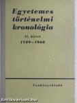 Egyetemes történelmi kronológia II.