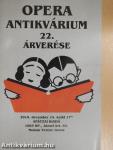 Opera Antikvárium 22. árverése