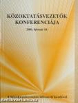 Közoktatásvezetők konferenciája 2001. február 10.