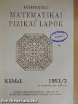 Középiskolai matematikai és fizikai lapok 1993. március