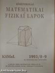 Középiskolai matematikai és fizikai lapok 1993. november