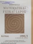 Középiskolai matematikai és fizikai lapok 1994. március