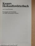 Knaurs Herkunftswörterbuch