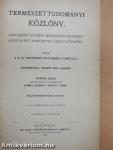 Természettudományi Közlöny 1909. január-december/Pótfüzetek a Természettudományi Közlönyhöz 1909. január-december