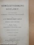 Természettudományi Közlöny 1905. január-december/Pótfüzetek a Természettudományi Közlönyhöz 1905. január-december