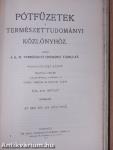 Természettudományi Közlöny 1909. január-december/Pótfüzetek a Természettudományi Közlönyhöz 1909. január-december