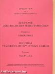 Zur Frage der Uralischen schriftsprachen (dedikált példány)