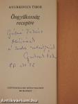 Öngyilkosság receptre (dedikált példány)