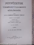 Természettudományi Közlöny 1912. január-december/Pótfüzetek a Természettudományi Közlönyhöz 1912. január-december