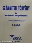 Számviteli törvény 1997/I-II.