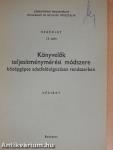 Könyvelők teljesítménymérési módszere középgépes adatfeldolgozásos rendszerben