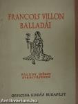 Francois Villon balladái Faludy György átköltésében