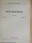 Acta Biologica Tomus XXIX. Fasciculi 1-4.