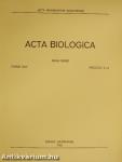 Acta Biologica Tomus XXV. Fasciculi 1-4.