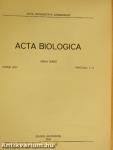 Acta Biologica Tomus XXV. Fasciculi 1-4.