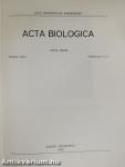 Acta Biologica Tomus XXIV. Fasciculi 1-4.