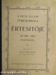 A Pécsi Állami Főreáliskola értesitője az 1902-1903. tanévről