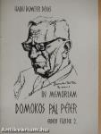 In memoriam Domokos Pál Péter