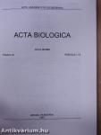 Acta Biologica Tomus XL. Fasciculi 1-4.