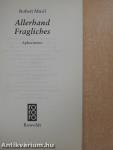 Allerhand Fragliches