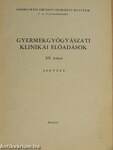 Gyermekgyógyászati klinikai előadások III.