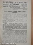 Természettudományi Közlöny 1914. (nem teljes évfolyam)/Természettudományi Közlöny 1910. május 15.