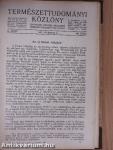 Természettudományi Közlöny 1924. január-december/Természettudományi Közlöny 1929. november 15.