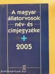 A magyar állatorvosok név- és címjegyzéke 2005