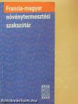 Francia-magyar növénytermesztési szakszótár