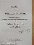 Norma és valóság (dedikált példány)