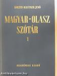 Magyar-olasz szótár I-II.