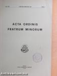 Acta Ordinis Fratrum Minorum Ianuarii-Decembris 1976