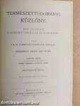 Természettudományi Közlöny 1908. január-december/Pótfüzetek a Természettudományi Közlönyhöz 1908. január-december