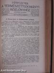 Természettudományi Közlöny 1931. január-december/Pótfüzetek a Természettudományi Közlönyhöz 1931. január-december