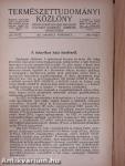 Természettudományi Közlöny 1924. január-december/Pótfüzetek a Természettudományi Közlönyhöz 1924. január-december