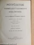 Pótfüzetek a Természettudományi Közlönyhöz 1916/1-4.