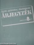 Szőlő, gyümölcs, díszfaiskolai árjegyzék 1986. tavasz