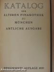 Katalog der älteren Pinakothek zu München