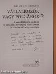 Vállalkozók vagy polgárok? (dedikált példány)