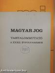 Magyar jog 1985. január-december