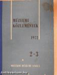 Múzeumi Közlemények 1972/2-3.