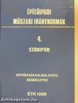 Építőipari műszaki iránynormák 4.