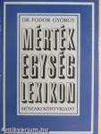 Mértékegység-lexikon